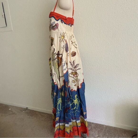 Nwot Alemais Colorful Women's Maxi Dress - Picture 9 of 10